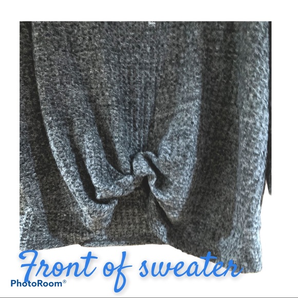 No Boundaries sexy grey sweater 🛍 - Picture 3 of 3